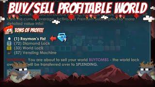 I GOT RAYMAN FIST! (ONLY TRADING) BUY/SELL Profitable World - GrowTopia