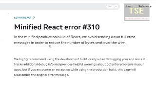 Application error a client side exception has occurred - Minified react error #310