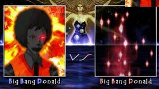 【MUGEN】Big Bang Donald-R (11p,Lv0) vs Big Bang Donald-F (11p,Lv0)