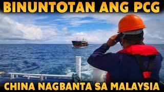 BARKO NG PCG BINUNTOTAN NG CCG | CHINA NAGBANTA SA MALAYSIA AT NAGPADALA NG MGA WARSHIP