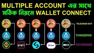 Telegram Multiple Bot এর সাথে Wallet connect করার নিয়ম। Telegram Multiple bot wallet connect