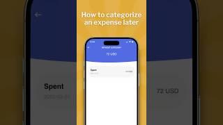 How to categorize an expense later | Tidy Money