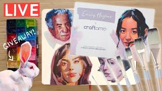 Celebrating the Launch of my Craftamo Brushes!! LIVE + Giveaway