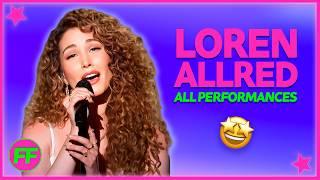 EVERY Loren Allred Performance On Got Talent! 