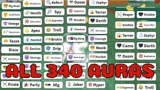 How to Get ALL 340 AURAS in AURA CRAFT [ ALL RECIPES ] ROBLOX