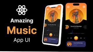 Awesome Music App UI | React Native Expo | React Native CLI