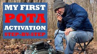 My First POTA Activation  - Step By Step Ham Radio Setup