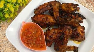 AYAM BAKAR KECAP DENGAN SAMBAL JAHE | RESEP AYAM BAKAR TEFLON