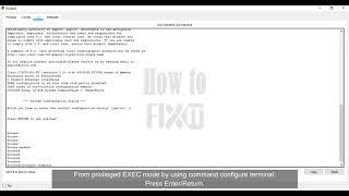 Understanding Cisco IOS Command Line Modes