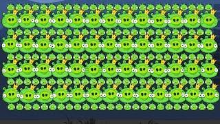 Bad Piggies - REAL 1000 PIGS AND KING PIGS!!