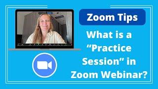 Zoom Tips: What is Zoom Webinar's "Practice Session" and How to Use It? - Logan Clements