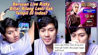 BARUSAN LIVE ! RIZKY BILLAR BILANG LESTI GAK TAMPIL MLM INI | BEGINI TANGGAPAN FANS ?