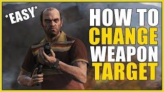 GTA V HOW TO CHANGE ANY GUN AIM TARGET / POINTER CURSOR SETTING