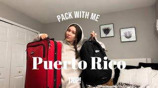 Pack with me for my vacation trip to ￼Puerto Rico