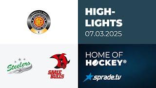 07.03.2025 - Highlights - Bietigheim Steelers vs. Saale Bulls Halle