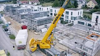 Modulmontage Bauvorhaben Regensburg Brandlberg