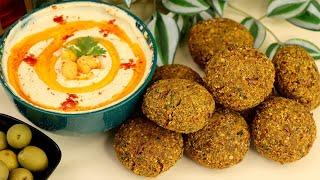 Ramzan Special Falafel and Hummus Recipe | How to Make Falafel | Homemade Hummus Recipe