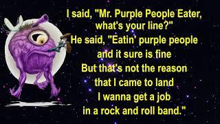 Purple People Eater Lyrics