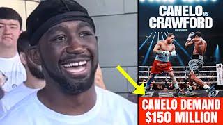 Terence HILARIOUS REACTION On Canelo $150 Million DEMAND To Fight Him