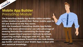 Prestashop Android & iOS Mobile App by #knowband