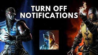 How to Turn Off Mortal Kombat Notifications? 2024