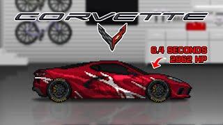 PIXEL CAR RACER - CORVETTE C8 BUILD | PCR WANGAN EDITION MOD