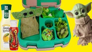 Packing a Baby Yoda Inspired Lunch Box School Lunch Ideas 