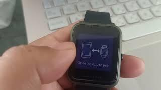 My Xiaomi Amazfit bip problem can not touch to chage screen. Show Connect App to update resource