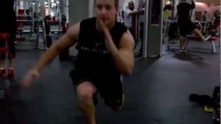 Sean Whyte (LEGATRON6) CFL kicker uses TRX method to develop kicking power with coach Boyko