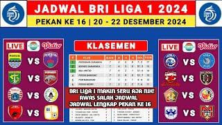 Jadwal Lengkap Liga 1 2024 Pekan Ke 16 - Persib vs Persita - Persija vs PSS - Liga 1 Indonesia 2024