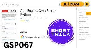 [2024] App Engine: Qwik Start - Python | #GSP067 | #qwiklabs | #Arcade2024