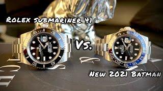 Battle of the Kings ! Rolex Submariner 41 vs. NEW 2021 Batman