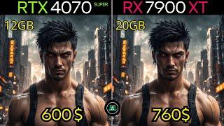 RTX 4070 SUPER vs RX 7900 XT : 1440P GAMING TEST