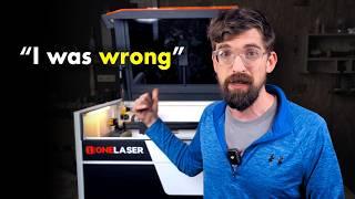 I Was Wrong About the One Laser X Desktop Laser