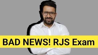 BAD NEWS! RJS Exam || Paper Pass Krna Hua Hard!