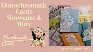 It's a Monochromatic Card showcase and a New Kit by Stampin' Up! #2crafters1design #satmornmakes