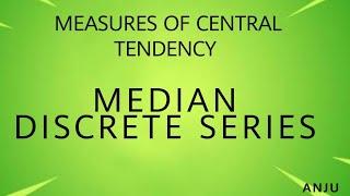 CALCULATION OF MEDIAN IN STATISTICS | DISCRETE SERIES | IN MALAYALAM