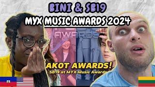 REACTION TO BINI & SB19 Awards at MYX Music Awards 2024 | PPOP Insider | FIRST TIME WATCHING