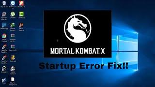 HOW TO FIX ( 0xc0000142 ) Application Error In Mortal Kombat X In pc . [