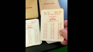 ORIGINAL 1958 APBA baseball set: Quick look at the Yankees and Braves