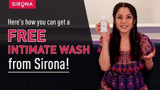 Get Your FREE Sirona Intimate Wash Now! | Ft. Shehnaaz Gill | Sirona Hygiene