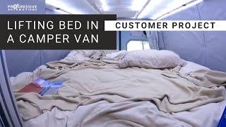 DIY Lifting Bed in a Camper Van | PROGRESSIVE AUTOMATIONS