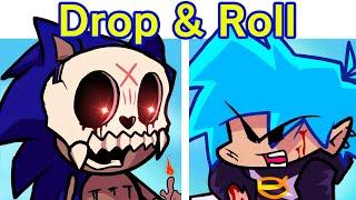 Friday Night Funkin' VS Sonic.EXE Rerun UST | Drop and Roll | Diablo (FNF Mod) (FanMade)