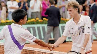 Michael Chang vs Stefan Edberg 1989 Roland Garros Final Highlights