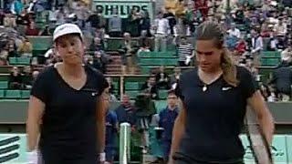 Monica Seles vs Amelie Mauresmo 2000 Roland Garros R4 Highlights