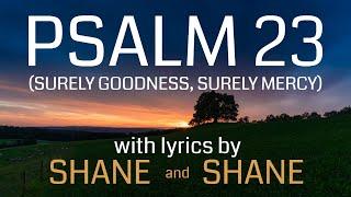 Psalm 23 -  Surely Goodness, Surely Mercy - by Shane & Shane (Lyric Video) | Christian Worship Music