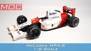 McLaren MP4/6 in 1:8 scale LEGO TECHNIC MOC