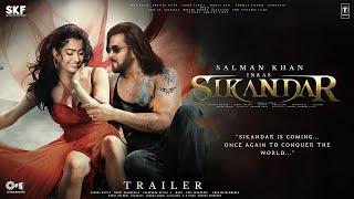 SIKANDER OFFICIAL TRAILER। New Bollywood Movie Trailer 4k (2024)। Salman Khan। Rashmika mandana।