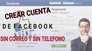 Como crear una cuenta de FACEBOOK sin CORREO y sin Celular / nuevo metodo 2020 /