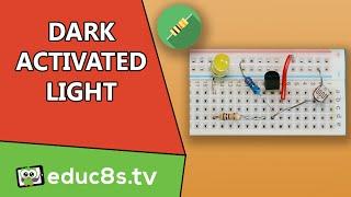 Electronic Circuit: Dark Activated LED light with photoresistor